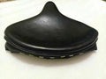 Fit For HARLEY KNUCKLEHEAD FLATHEAD BLACK LEATHERITE POLICE SOLO SEAT @LS