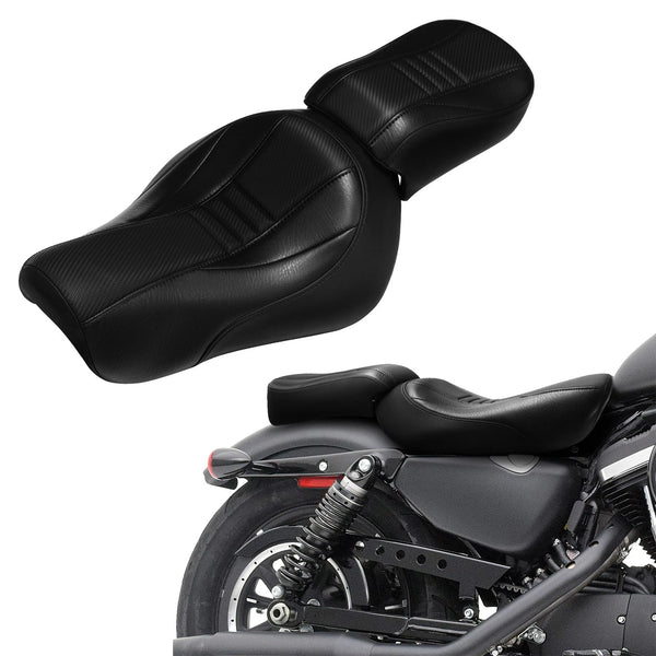 Driver Passenger Seat Fit For Harley Iron 883 XL883N 2016-2022