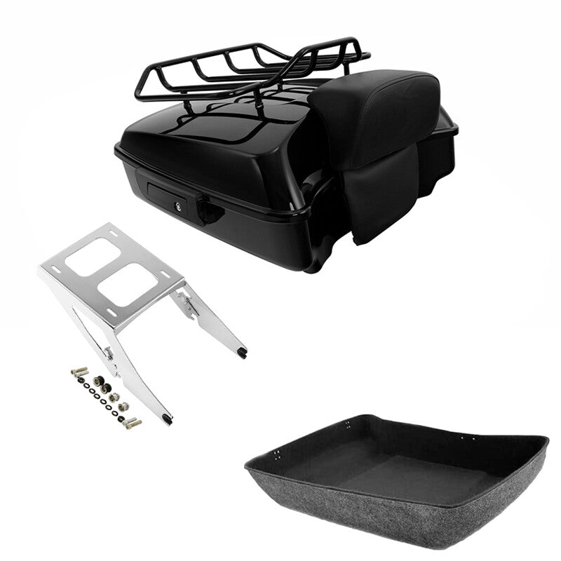 Chopped Trunk Backrest Mount Fit For Harley Sport Glide Flsb 18-Up