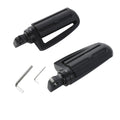 Matte Black 10mm Footpeg Pegs Fit For Harley 883 XL1200 Sportster Softail Fatboy