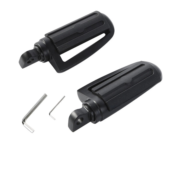 Matte Black 10mm Footpeg Pegs Fit For Harley 883 XL1200 Sportster Softail Fatboy
