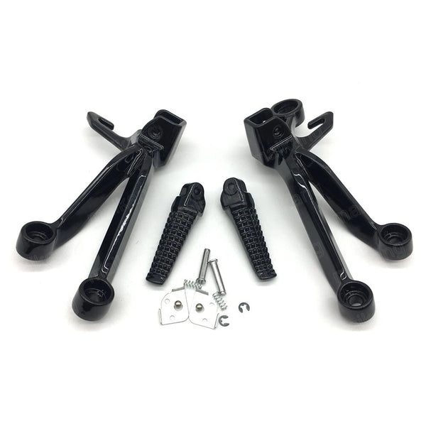For 2003 2004 Suzuki GSXR1000 Motorcycle Passenger Rear Foot Peg Bracket Black