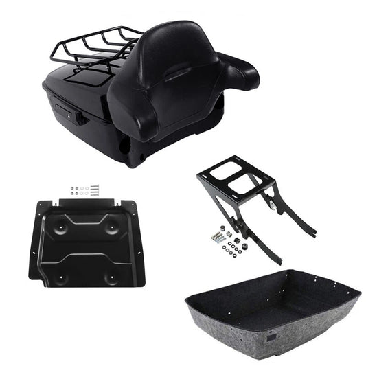 King Trunk Mount Pad Plate Fit For Harley Heritage Classic Flhc Flhcs 2018-2026