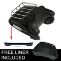 King Trunk Backrest Rack LED Tail Light Speakers Fit For Harley Touring 14-2026