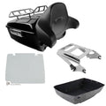 King Trunk Pad Mount Rack Plate Fit For Harley Touring Flht 09-13