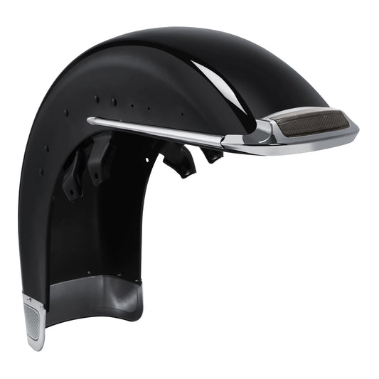 Vivid Black Front Fender Assembly Fit For Harley Electra Glide Road King 1989-13