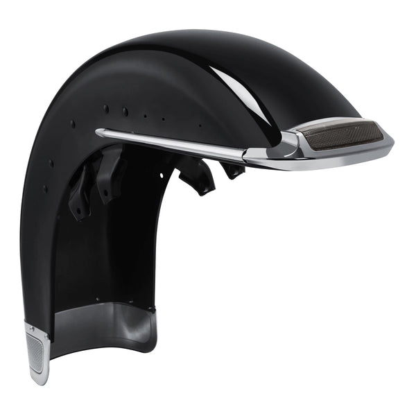 Vivid Black Front Fender Assembly Fit For Harley Electra Glide Road King 1989-13