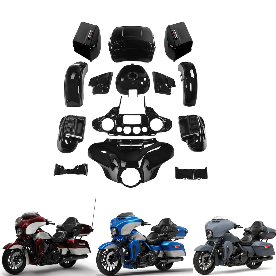 Fairing Bodywork Kit Fit For Harley Electra Glide Ultra Limited 2014-2024 23 US
