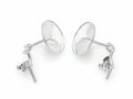Fit For Universal Chromed Side View Mirror Round + Clamp For 7/8" Handlebar @LS