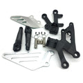 Black Driver Front Foot Pegs Bracket Fit for Kawasaki Ninja ZX12R 2000-2005 04