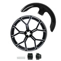21" Front Fender Wheel Rim Single Disc Hub Fit For Harley Street Glide 2008-2024