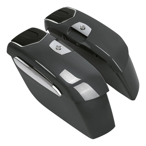 Saddlebag Speaker Cutouts Fit For Indian Roadmaster 2019-2025 Steel Gray