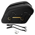 Black Detachable Saddlebags Fit For Harley Fat Boy, Breakout Fxbr 2018-2025