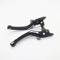 2x Black CNC Edge Cut Regulator Brake Clutch Lever For Harley Touring 2014-2016