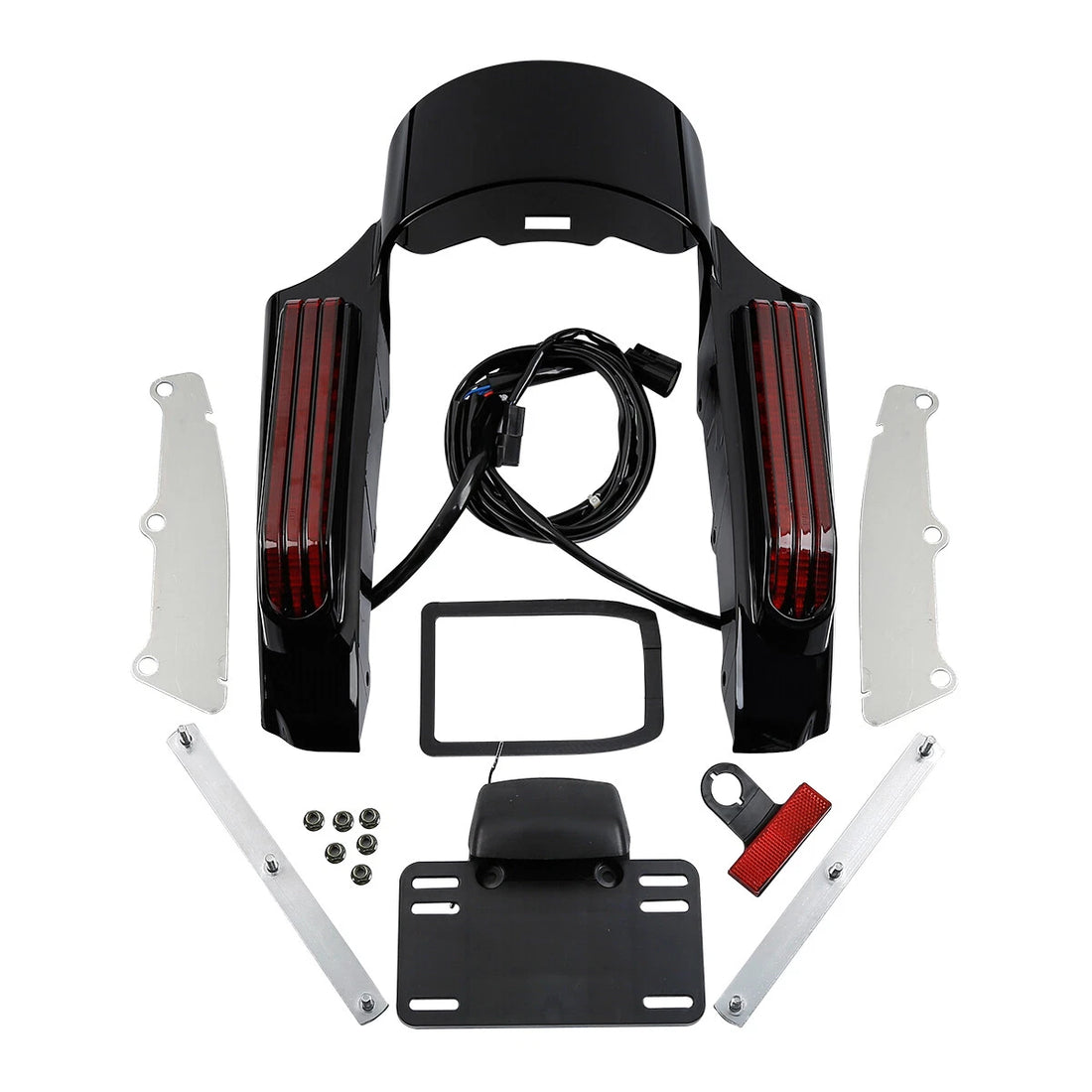 Rear Fender Fascia w/ LED Light Kit Fit For Harley Touring Electra Glide 14-2024