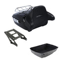King Trunk Backrest Pad Rack Mount Fit For Harley Touring Electra Glide 14-2026