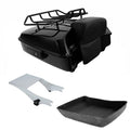 Chopped Trunk Backrest Mount Rack Fit For Harley Electra Glide Road King '97-'08