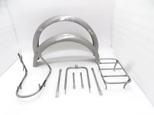 for Norton 16H Front And Rear Mudguard Set With Complete Stay Kit