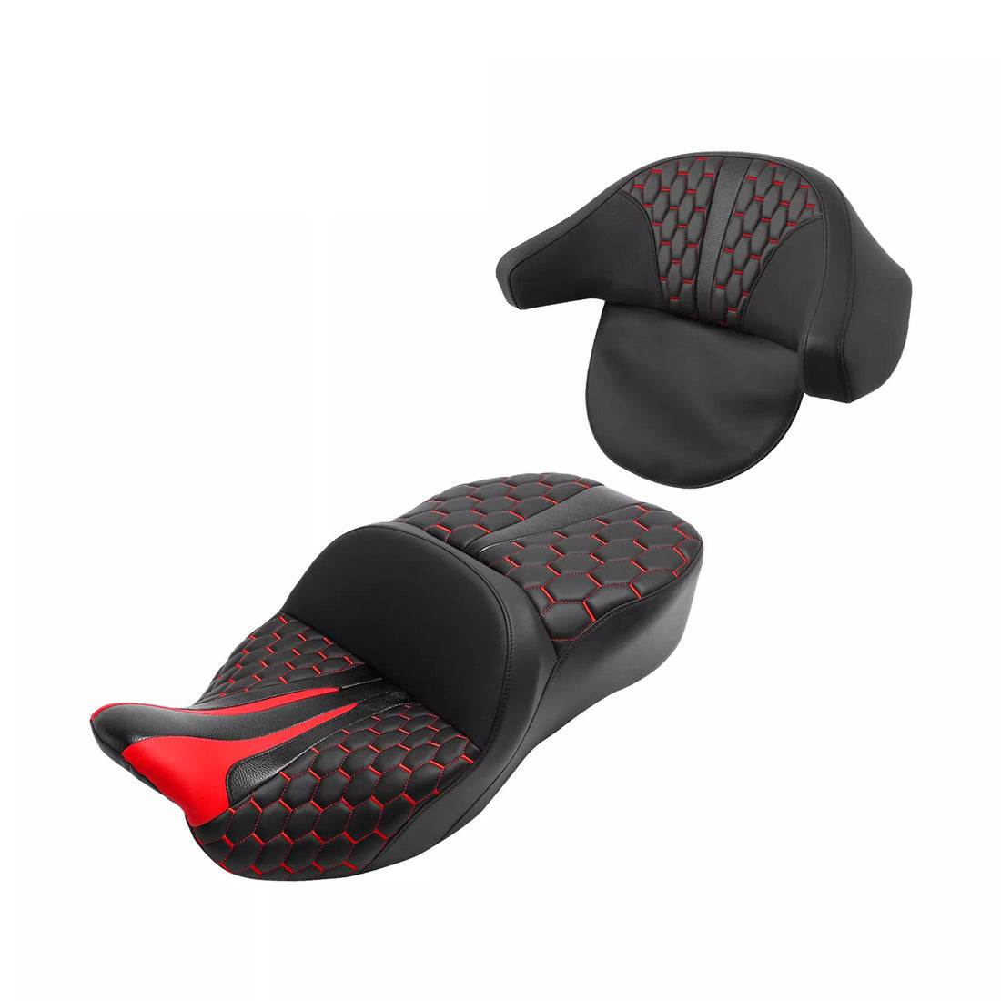 Driver Passenger Seat Backrest Fit For Harley Touring Electra Road Glide 2009-13
