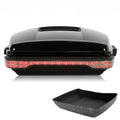 Black Chopped Trunk LED Tail Light Fit For Harley Touring Road Glide 2014-2026