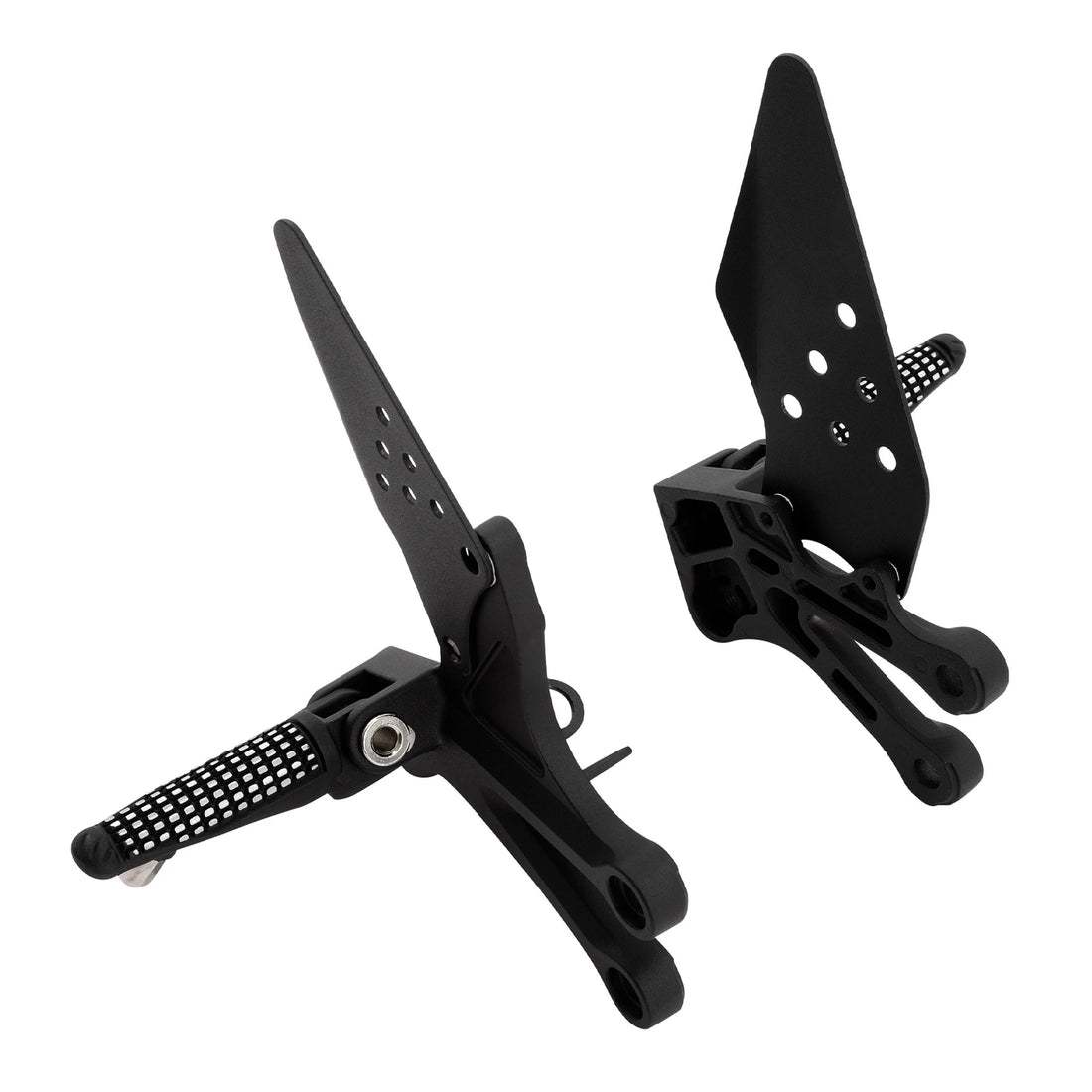 Driver Footpegs Pegs Bracket Fit For Kawasaki Ninja ZX10R 2004-2005 Aluminum US