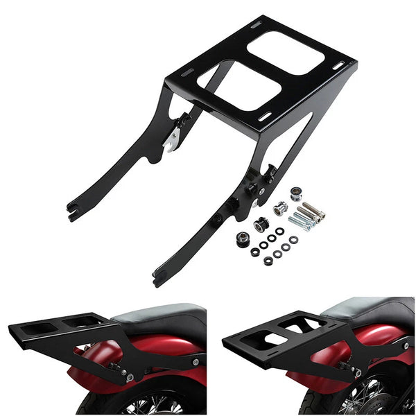 Two Up Mounting Rack Fit For Harley Softail Deluxe Heritage Classic Flhc 18-25