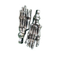 Motorcycle Chrome Skeleton Foot Pegs Footrest For Harley Sportster XL883 1200 48