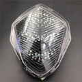 For Suzuki GSXR1000 2003-2004 Motorcycle Clear Led Tail Brake Light Turn Signal