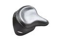 16" for Harley Chopper Classic Police Seat Skirted Black With Springs