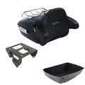 King Trunk Pad Rack Solo Mount Fits For Harley Touring Electra Road Glide 14-26