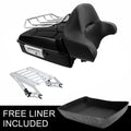 Chopped Trunk Backrest Mount Top Rack Fit For Harley Touring Road Glide 2014-26