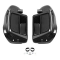 Gloss Black Lower Vented Leg Fairings Fit For Harley Road King 2014-2024