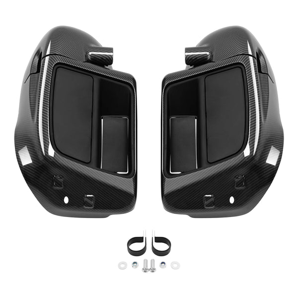 Gloss Black Lower Vented Leg Fairings Fit For Harley Road King 2014-2024