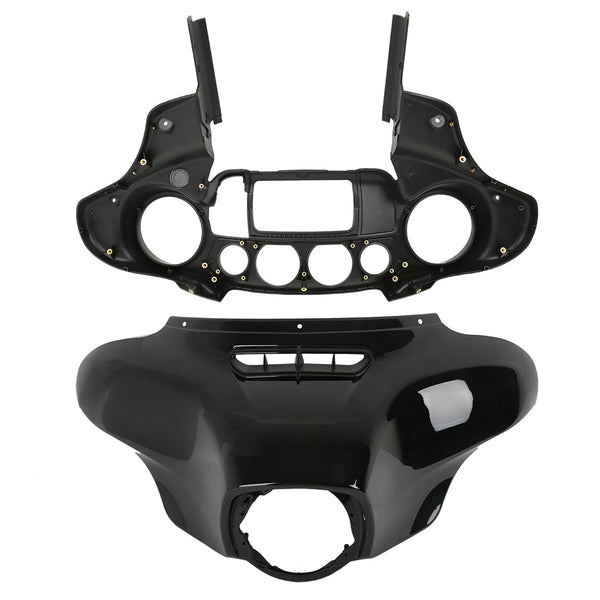 Inner & Outer Fairings Speedometer Cover Fit For Harley Street Glide 14-24 Black