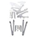 Driver & Passenger Footpegs Pegs Bracket Fit For Yamaha Yzf R1 YZF-R1 2007-2008