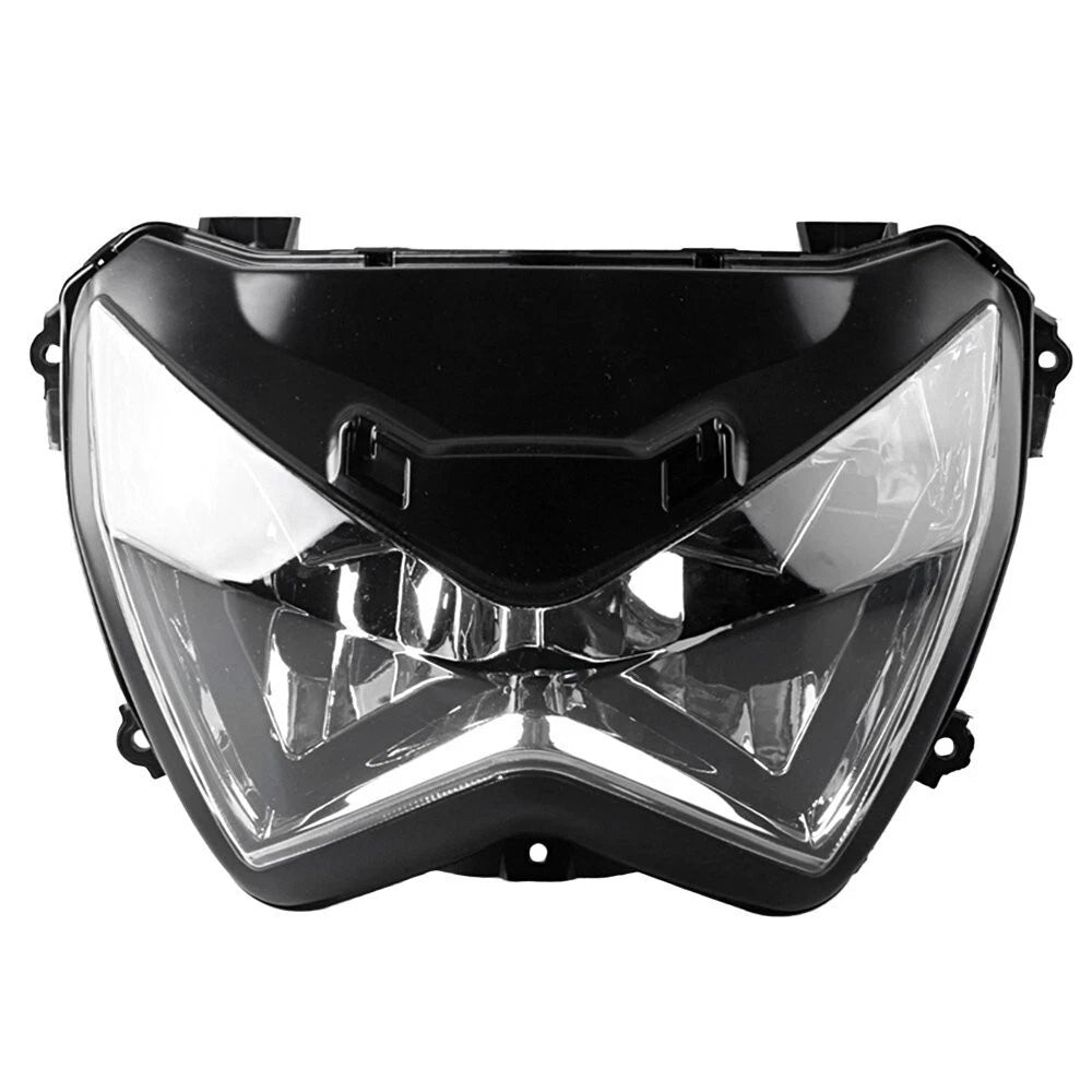 Front Headlight Assembly Headlamp Light Fits 2013-2017 Kawasaki Z250 Z300 Z800