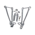 Rear Foot Peg Bracket Silver Fits Kawasaki Ninja ZX6R 2009-2023 ZX10R 2008-2010