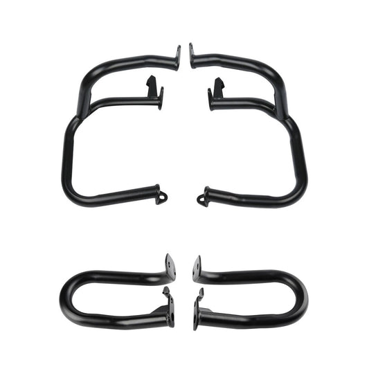 Front&Rear Engine Guard Highway Crash Bar Fit For Honda Goldwing GL1800 01-17