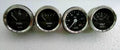 Smiths Replica 52 mm 2 1/16" Gauges Kit - Elec Temp + Mech Oil+ Fuel + Vol Gauge