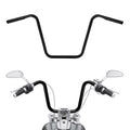 Black 16" Rise 1" Mini Ape Hanger Handlebar Fit For Harley Softail Sportster XL