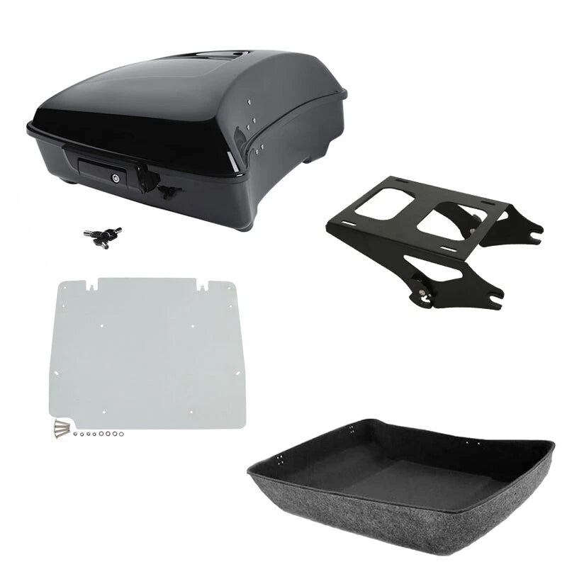 Chopped Trunk Mounting Rack Plate Fit For Harley Touring Street Glide 2014-2026