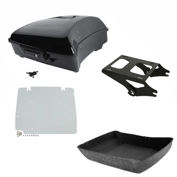 Chopped Trunk Mounting Rack Plate Fit For Harley Touring Street Glide 2014-2026