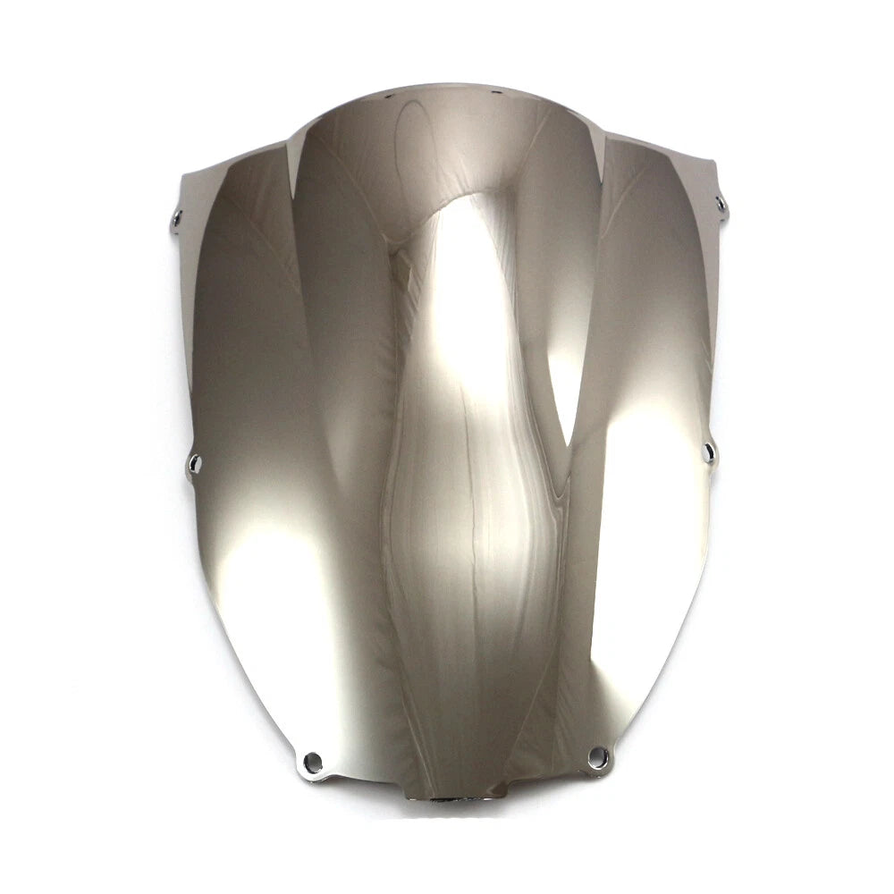 Motorcycle Windshield Windscreen For Kawasaki Ninja ZX-6R 2000-2002 Chrome