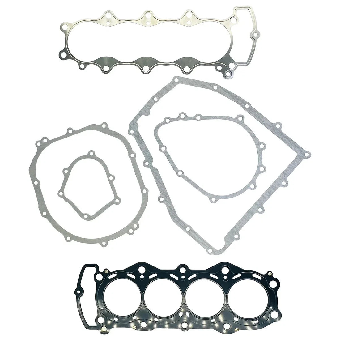 Cylinder Crankcase Pulsing Clutch Cover Gasket For Kawasaki Ninja ZX6R 05-06