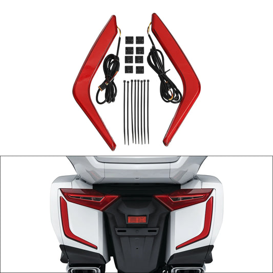 Rear Saddlebag Turn Brake Light Accents Fit For Honda Goldwing 1800 GL1800 18-25