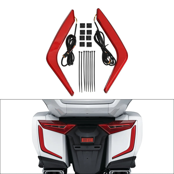 Rear Saddlebag Turn Brake Light Accents Fit For Honda Goldwing 1800 GL1800 18-25