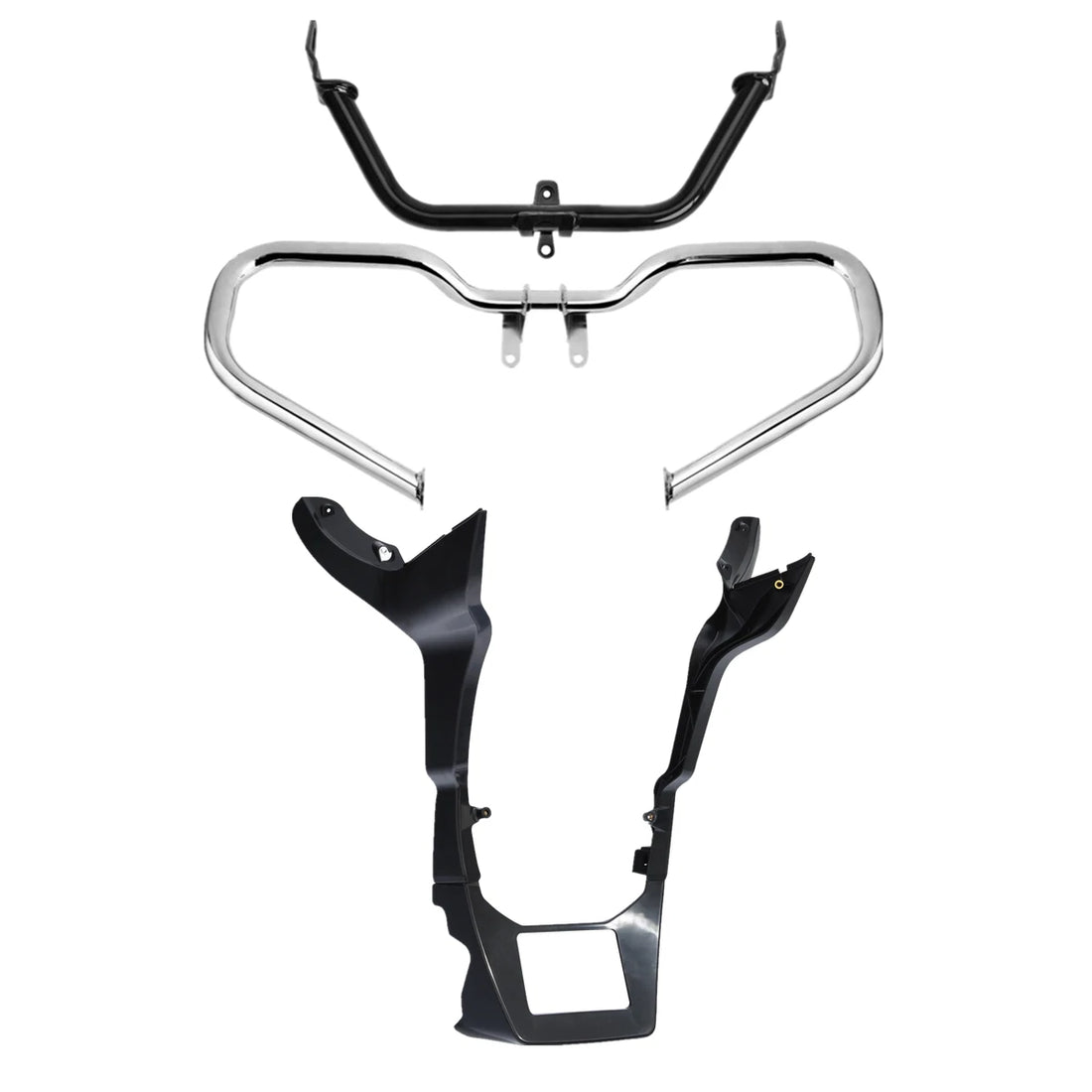 Chopped Engine Guard Bar Fairing Spoilers Cover Fit For Harley Road Glide 17-24