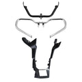 Chopped Engine Guard Bar Fairing Spoilers Cover Fit For Harley Road Glide 17-24