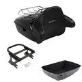 King Tour Trunk Backrest Mounting Rack Fit For Harley Road Electra Glide 1997-08