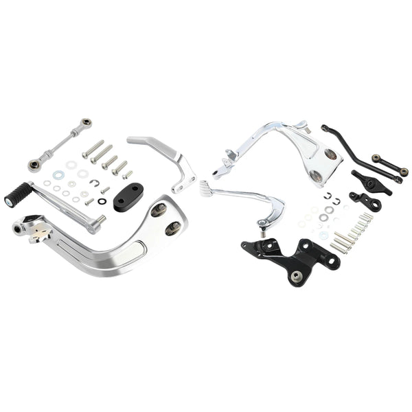 Mid Controls Shift Side&Brake Side Kit Fit For Harley Softail Sport Glide 18-25